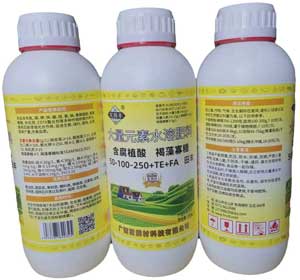 實潤豐大量元素水溶肥料田豐50-100-250+TE含腐植酸褐藻寡糖型水劑